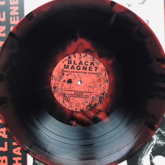 BLACK MAGNET Hallucination Scene LP , Red/Black Merge w/ Red Splatter [VINYL 12